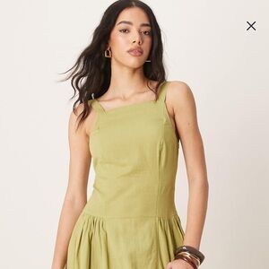 ASOS Olive Green Maxi Dress